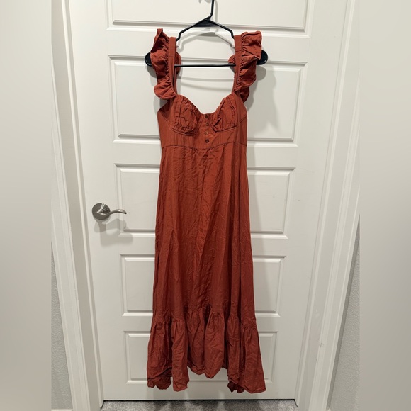 Farm Rio | Ruffle Strap Maxi Dress - Picture 8 of 16